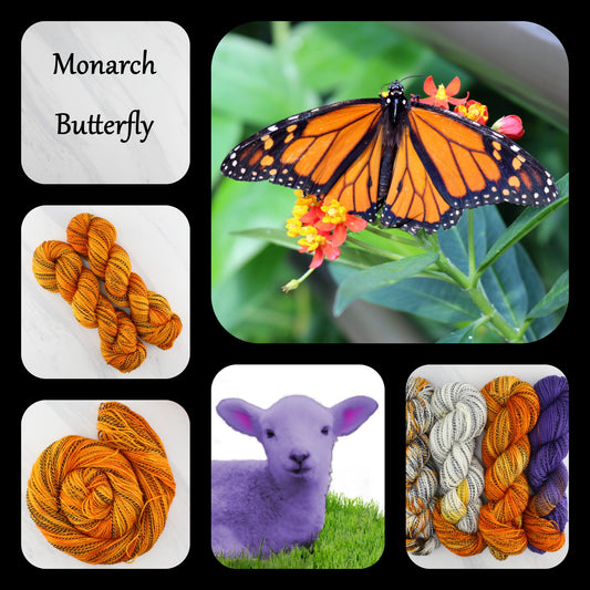 Butterfly Collection - MONARCH - Yarn Dyed to Order