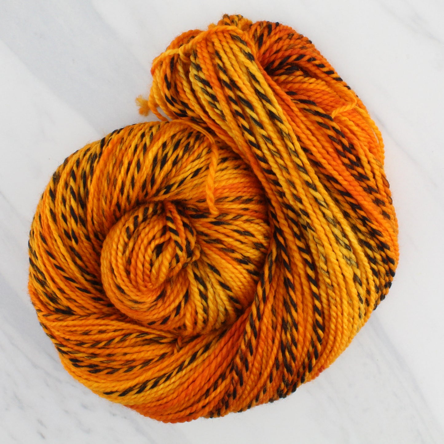 MONARCH BUTTERFLY Hand Dyed on Stained Glass DK - Tonal Colorway