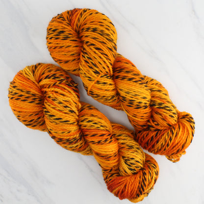 MONARCH BUTTERFLY Hand Dyed on Stained Glass DK - Tonal Colorway