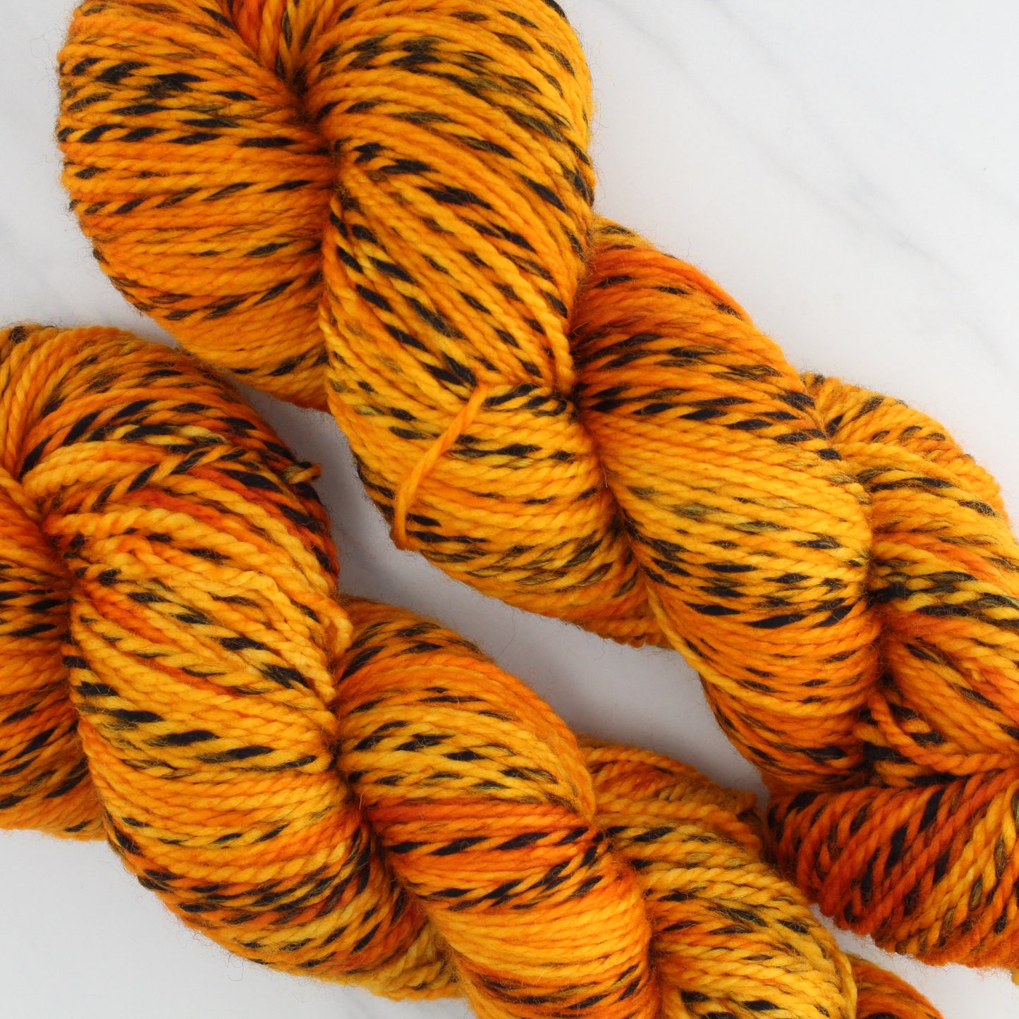 MONARCH BUTTERFLY Hand Dyed on Stained Glass DK - Tonal Colorway