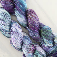 MONET'S CATHEDRAL Indie-Dyed Yarn on Diamond Silk Sock