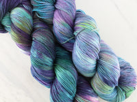 MONET'S CATHEDRAL Indie-Dyed Yarn on Feather Sock