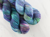 MONET'S CATHEDRAL Indie-Dyed Yarn on Feather Sock