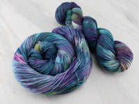 MONET'S CATHEDRAL Indie-Dyed Yarn on Feather Sock