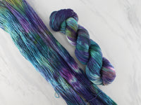 MONET'S CATHEDRAL Indie-Dyed Yarn on Feather Sock