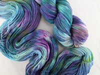 MONET'S CATHEDRAL Indie-Dyed Yarn on Feather Sock