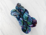 MONET'S CATHEDRAL Hand-Dyed Yarn on Stained Glass Sock