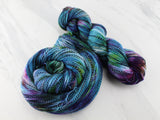 MONET'S CATHEDRAL Hand-Dyed Yarn on Stained Glass Sock