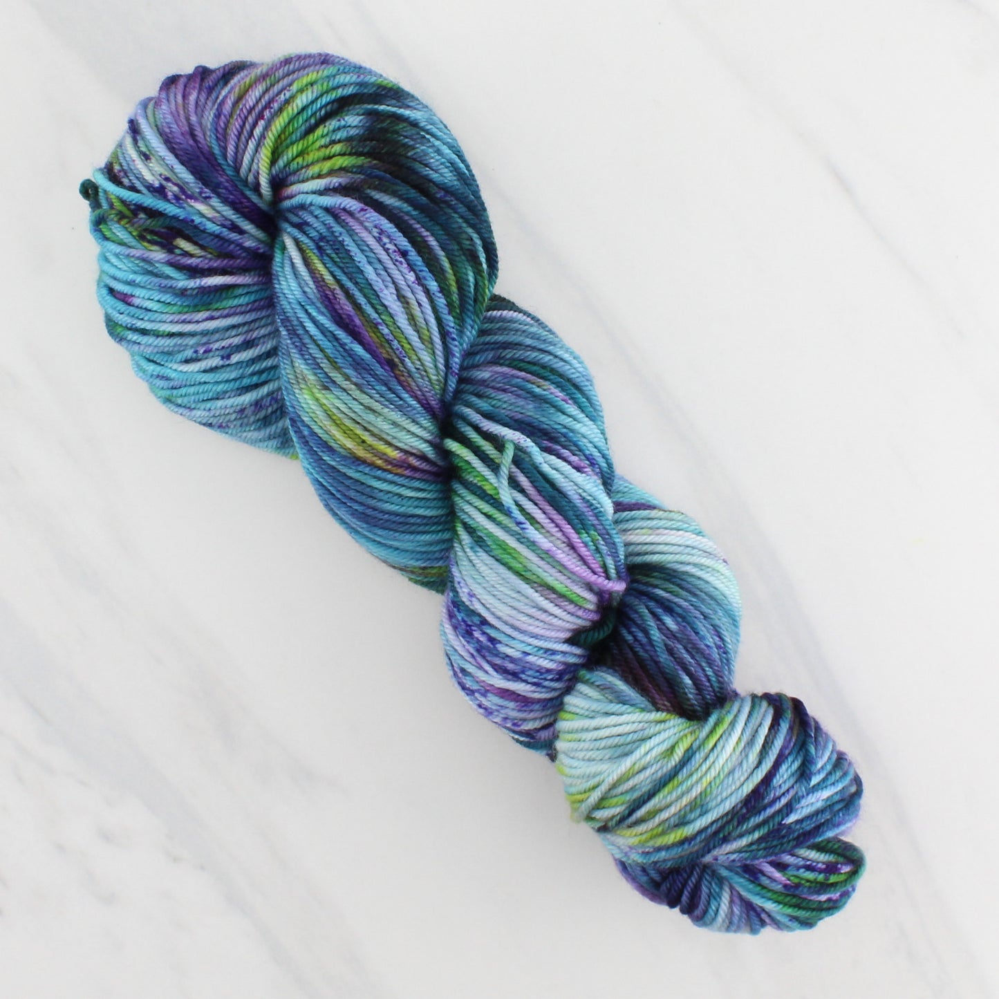 MONET'S CATHEDRAL Hand Dyed on Squoosh Worsted - Splashed & Speckled Yarn
