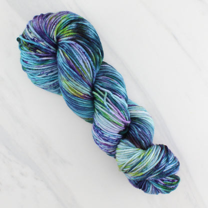 MONET'S CATHEDRAL Hand Dyed on Squoosh Worsted - Splashed & Speckled Yarn