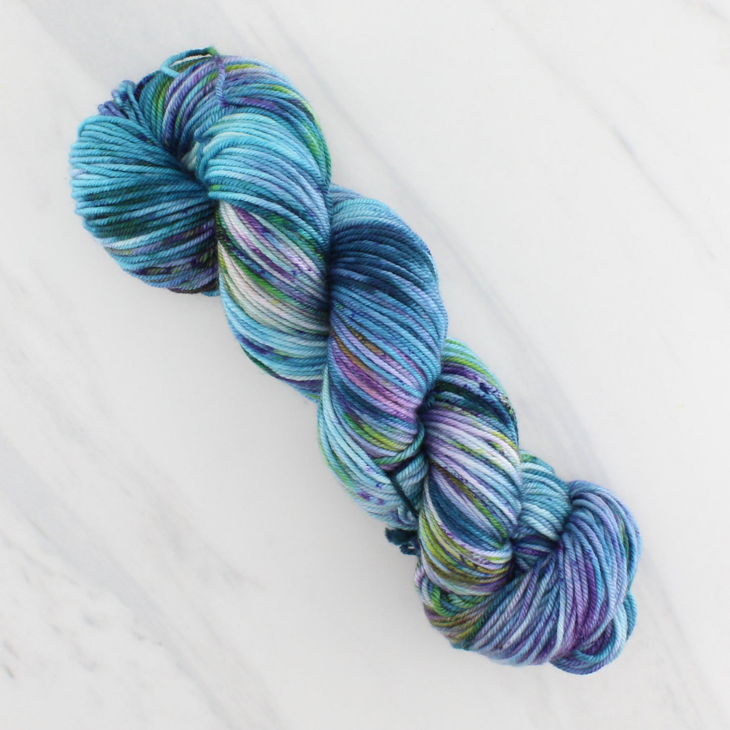 MONET'S CATHEDRAL Hand Dyed on Squoosh Worsted - Splashed & Speckled Yarn