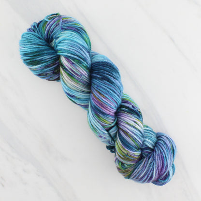 MONET'S CATHEDRAL Hand Dyed on Squoosh Worsted - Splashed & Speckled Yarn