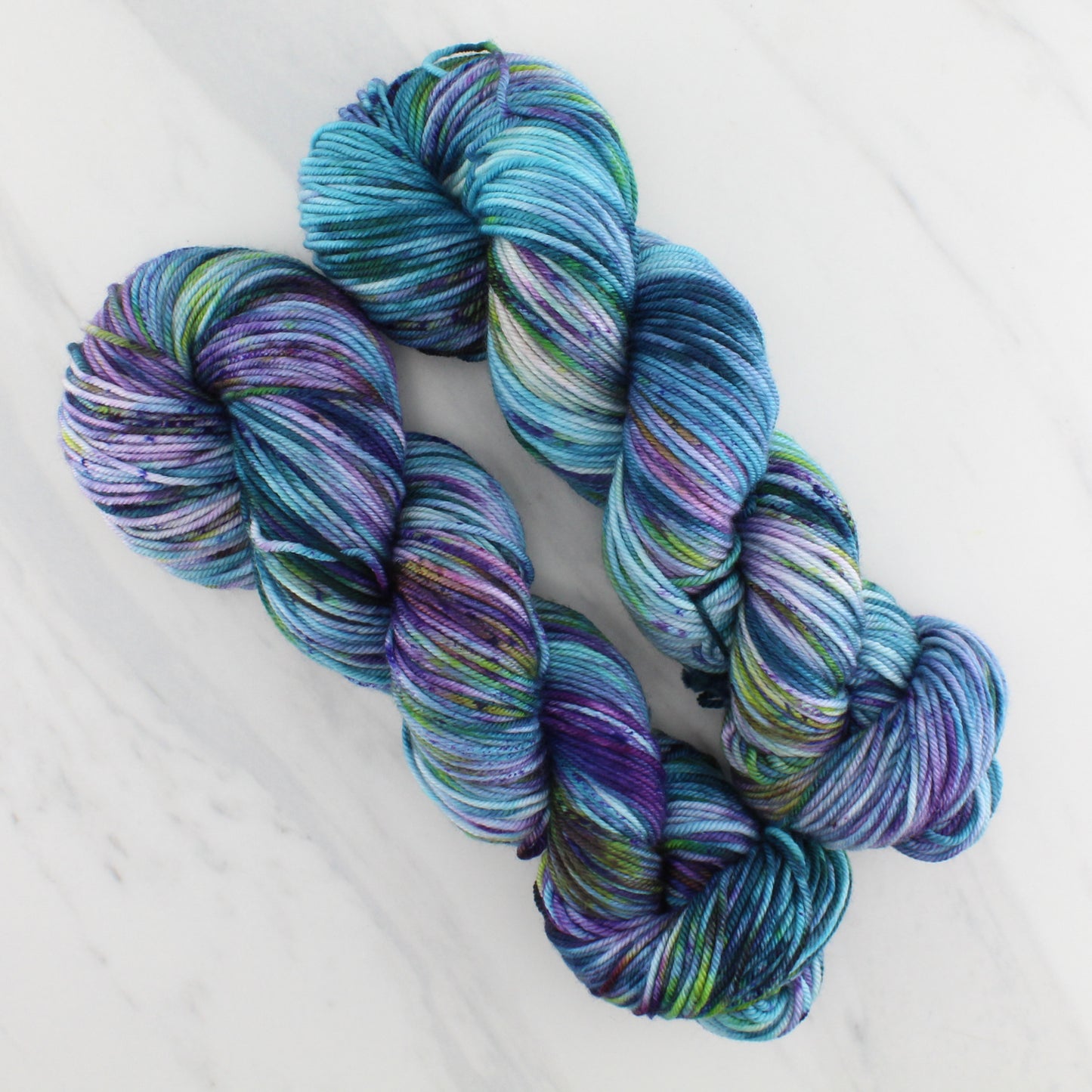 MONET'S CATHEDRAL Hand Dyed on Squoosh Worsted - Splashed & Speckled Yarn