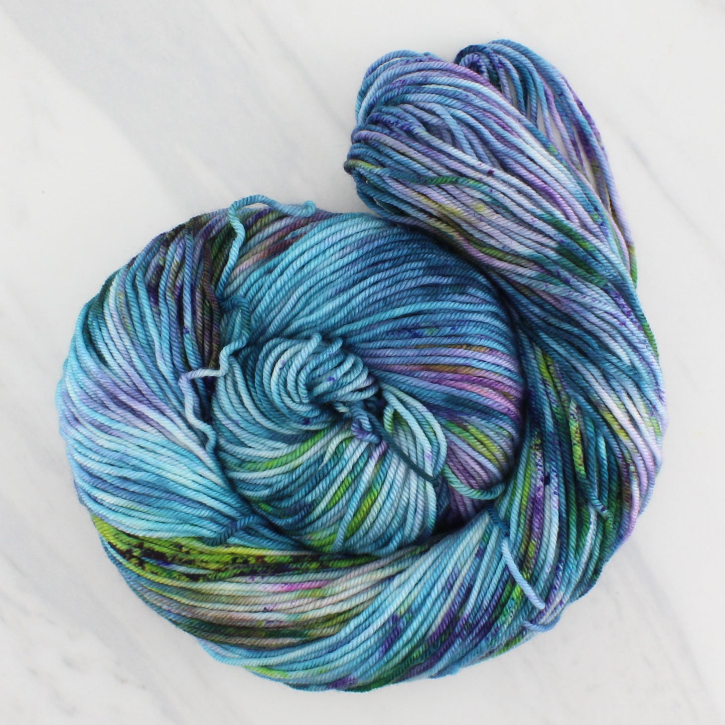 MONET'S CATHEDRAL Hand Dyed on Squoosh Worsted - Splashed & Speckled Yarn