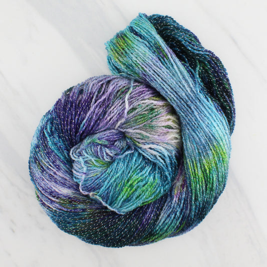 MONET'S CATHEDRAL Hand Dyed on Twinkle Fingering - Splashed & Speckled Yarn