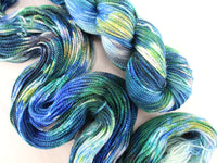 MONET'S WATER LILIES Hand-Dyed Yarn on Buttery Soft DK