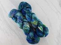 MONET'S WATER LILIES Hand-Dyed Yarn on Buttery Soft DK