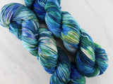 MONET'S WATER LILIES Hand-Dyed Yarn on Buttery Soft DK