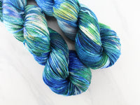 MONET'S WATER LILIES Hand-Dyed Yarn on Buttery Soft DK