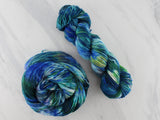 MONET'S WATER LILIES Hand-Dyed Yarn on Buttery Soft DK