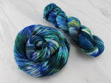 MONET'S WATER LILIES Hand-Dyed Yarn on Buttery Soft DK