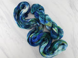 MONET'S WATER LILIES Hand-Dyed Yarn on Buttery Soft DK