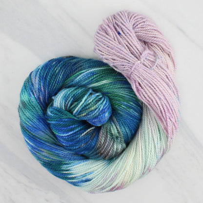 MONET'S WATER LILIES Hand Dyed on Buttery Soft DK  - Assigned Pooling Colorway