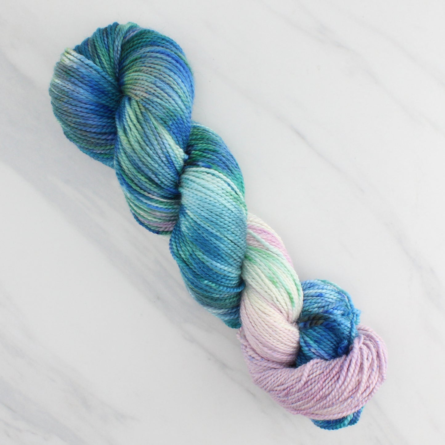 MONET'S WATER LILIES Hand Dyed on Buttery Soft DK  - Assigned Pooling Colorway