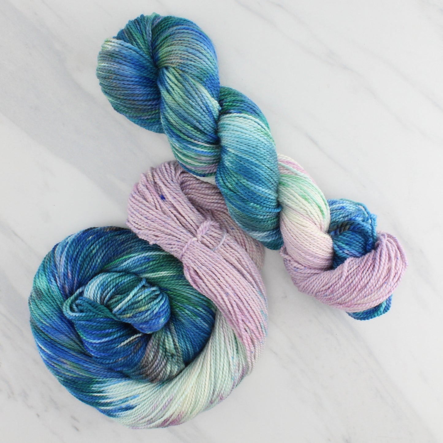 MONET'S WATER LILIES Hand Dyed on Buttery Soft DK  - Assigned Pooling Colorway