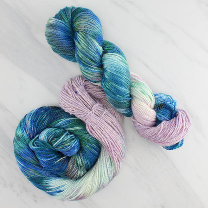 MONET'S WATER LILIES Hand Dyed on Buttery Soft DK  - Assigned Pooling Colorway