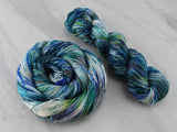 MONET'S WATER LILIES Indie-Dyed Yarn on Diamond Silk Sock