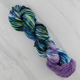 MONET'S WATER LILIES - Assigned Pooling Colorway on Squoosh DK