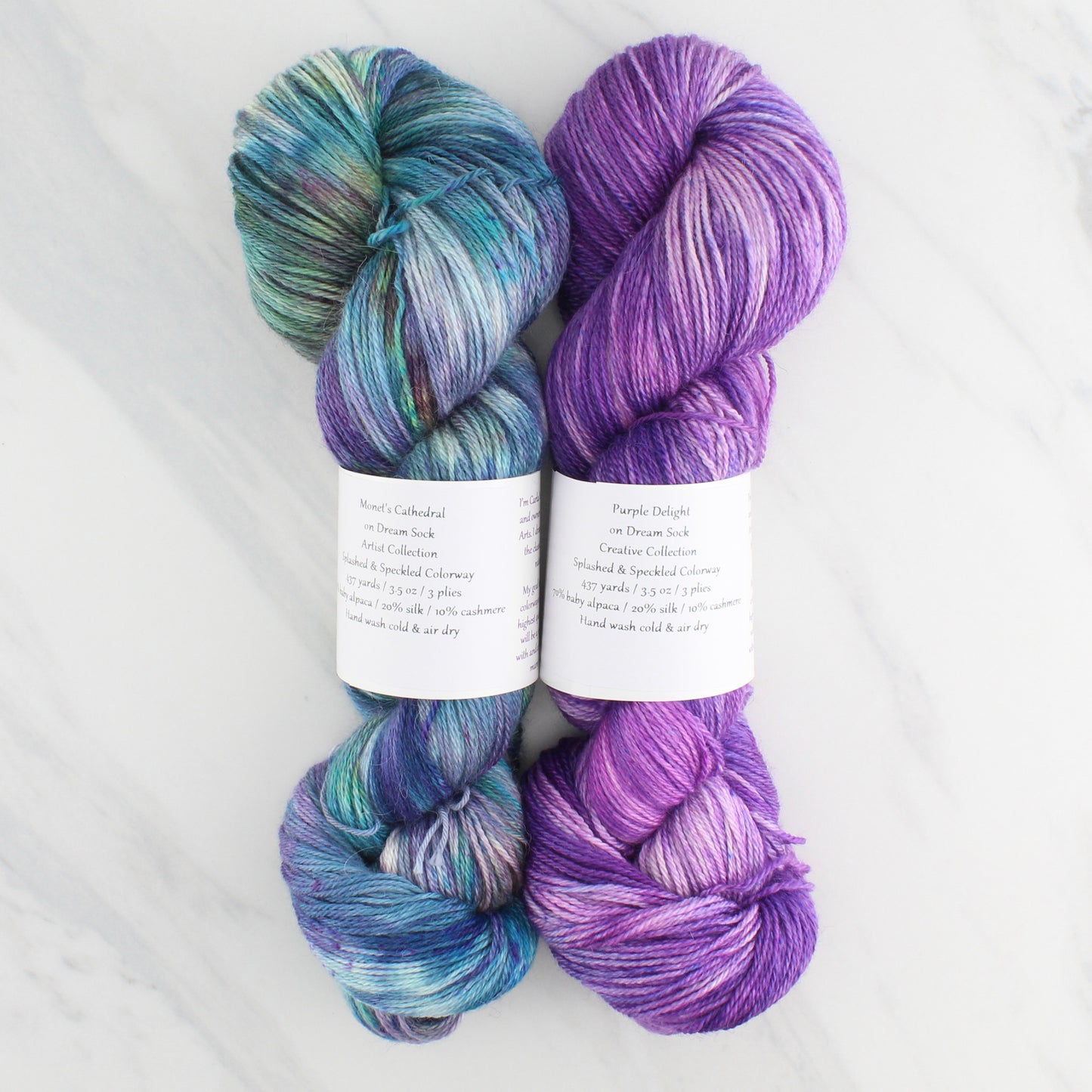 DOUBLE GRADIENT BOOMERANG CROCHET SHAWL SET - Dyed to Order