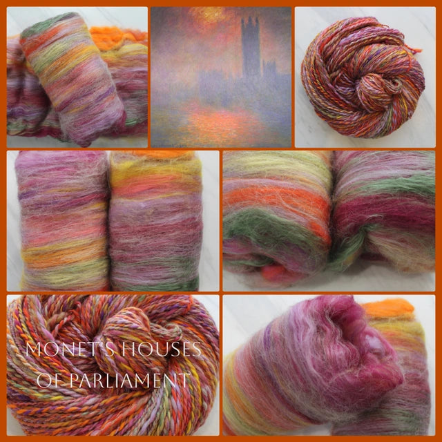 MONET'S HOUSES OF PARLIAMENT Art Batts to Spin and Felt