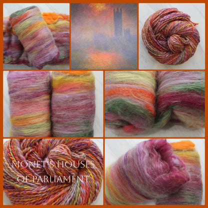 MONET'S HOUSES OF PARLIAMENT Art Batts to Spin and Felt