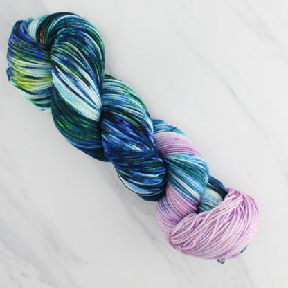 MONET'S WATER LILIES Hand Dyed on Splendid Sport - Assigned Pooling Yarn