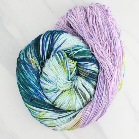 MONET'S WATER LILIES on So Silky Sock - Assigned Pooling Version