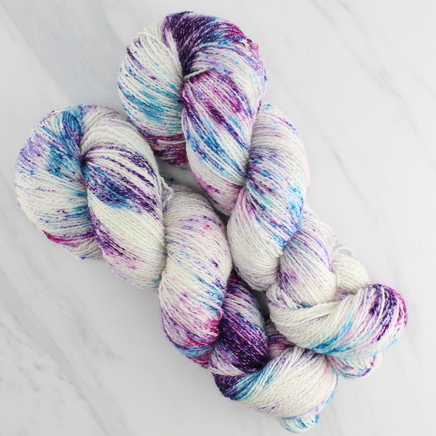 MONET Hand Dyed on Twinkle Fingering - Splashed and Speckled Yarn