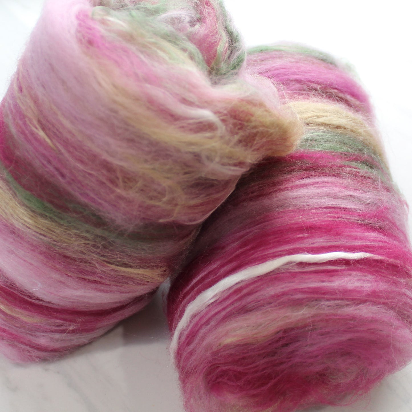 MYSTICAL ROSE Art Batts to Spin and Felt - Purple Lamb