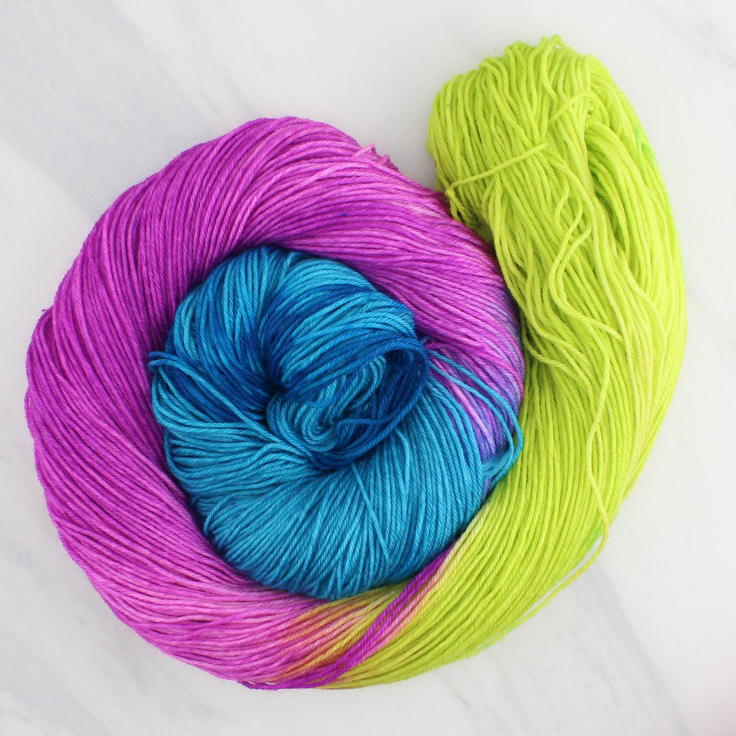 NEON LIGHTS - Yarn Dyed to Order - Planned Pooling Colorway