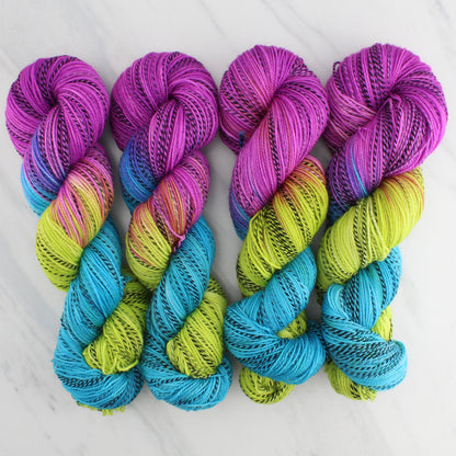 NEON LIGHTS on Stained Glass Sock