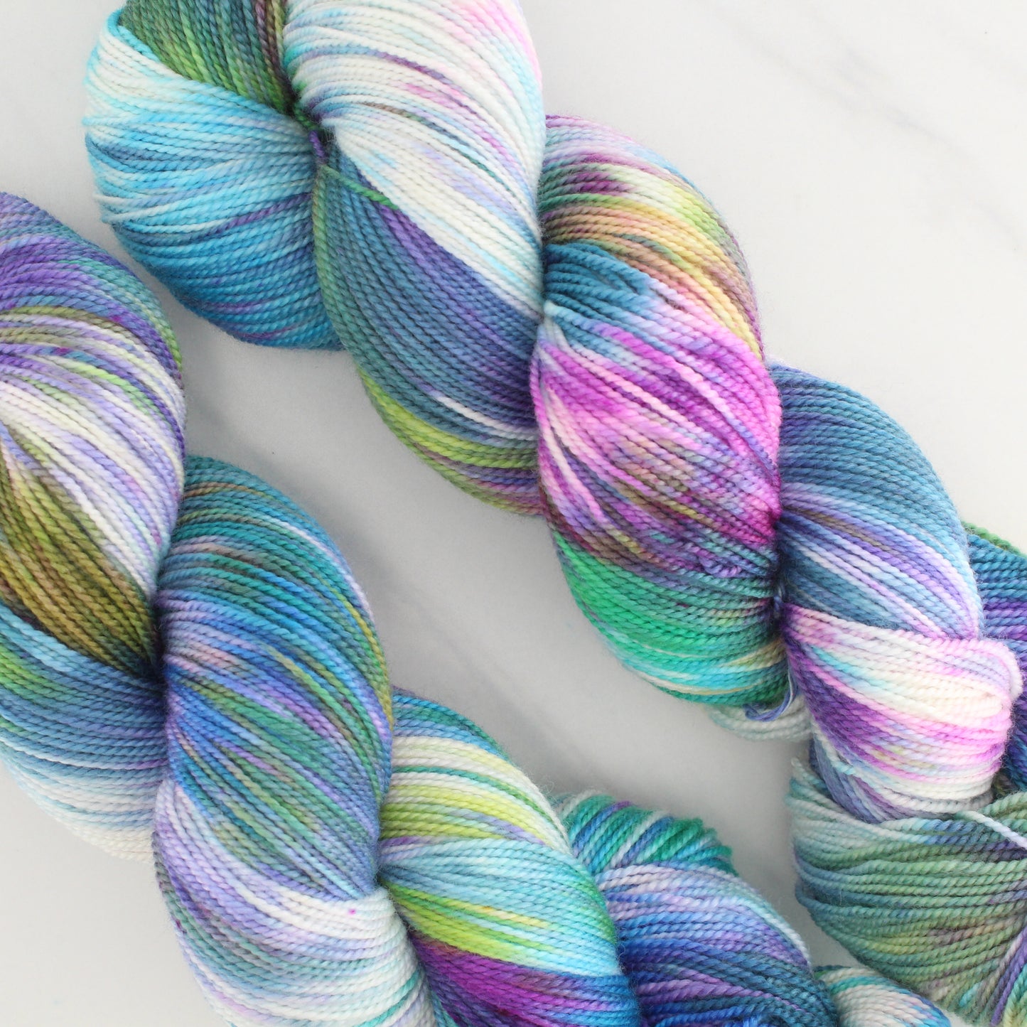 NORTHERN LIGHTS on Feather Sock