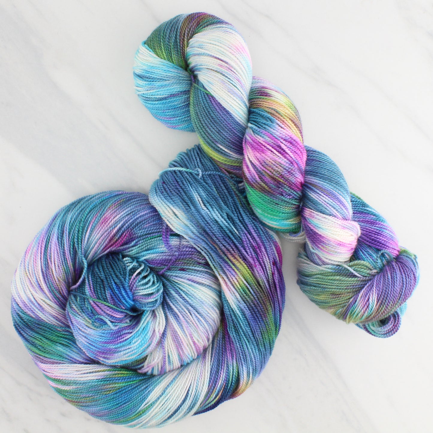 NORTHERN LIGHTS on Feather Sock