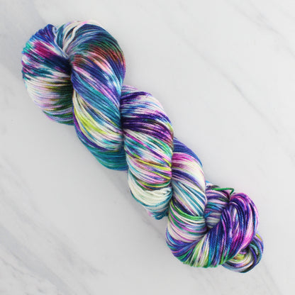 NORTHERN LIGHTS Hand Dyed on Splendid Sport - Splashed and Speckled Colorway