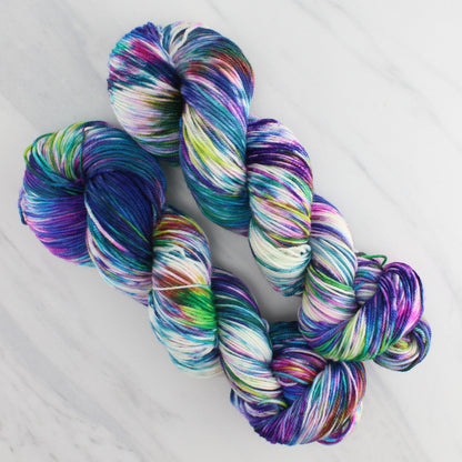 NORTHERN LIGHTS Hand Dyed on Splendid Sport - Splashed and Speckled Colorway