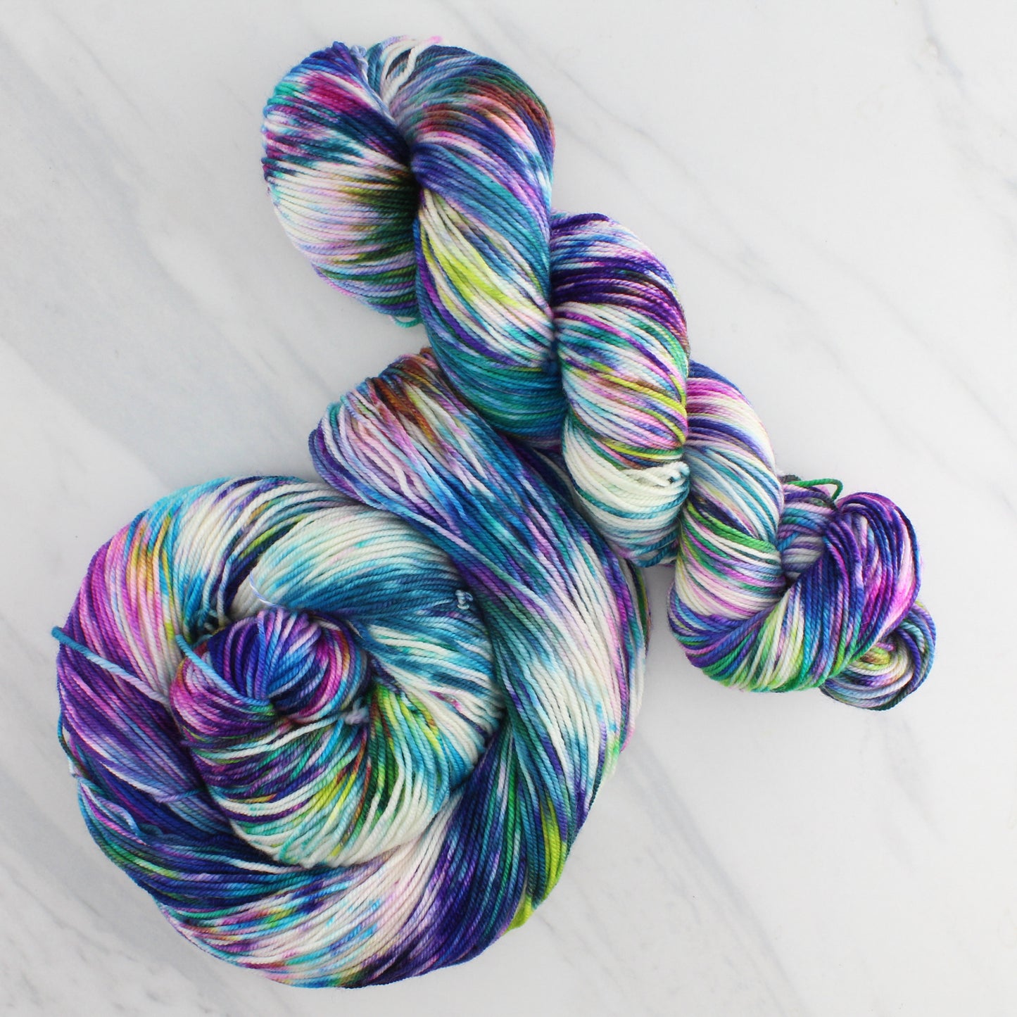 NORTHERN LIGHTS Hand Dyed on Splendid Sport - Splashed and Speckled Colorway