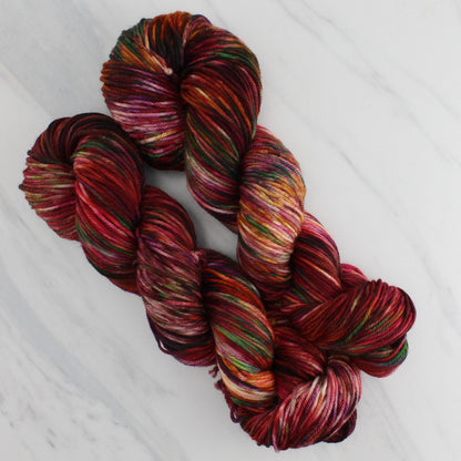OAK CREEK CANYON Hand Dyed on Squoosh DK - Splashed and Speckled Yarn