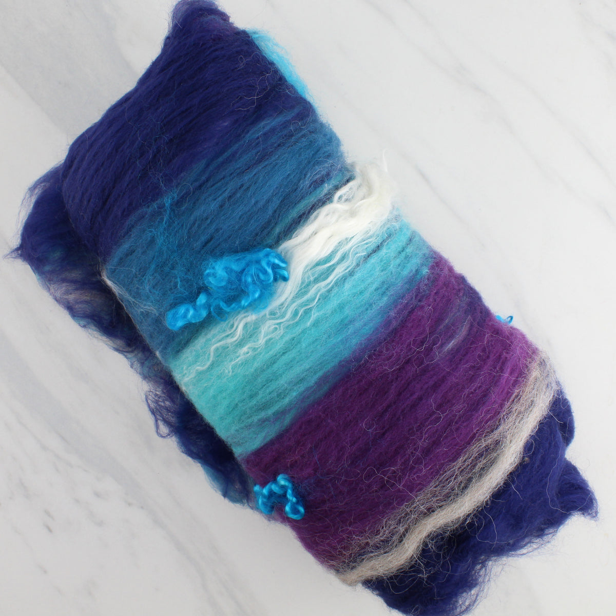 OCEAN AT NIGHT Art Batts to Spin or Felt