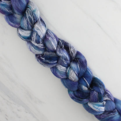 OCEAN AT NIGHT Hand-Dyed Merino/Bamboo Top