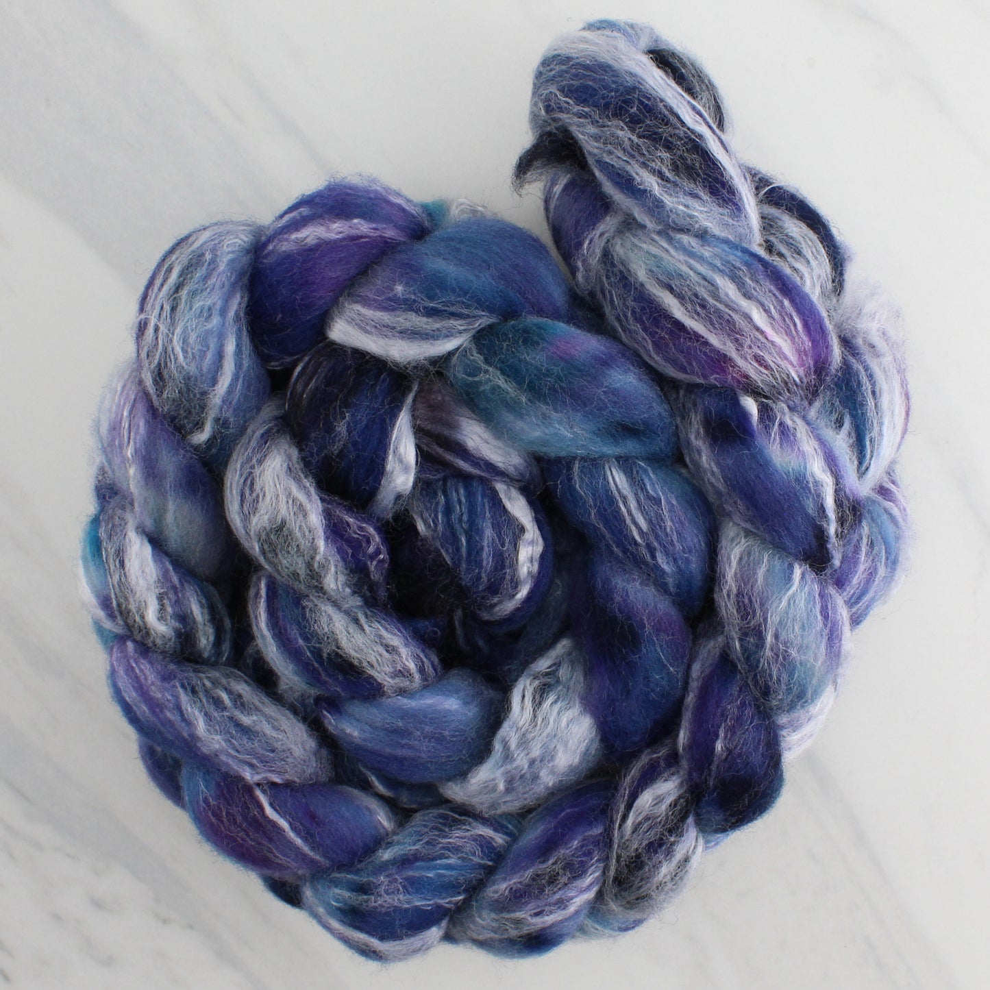 OCEAN AT NIGHT Hand-Dyed Merino/Bamboo Top